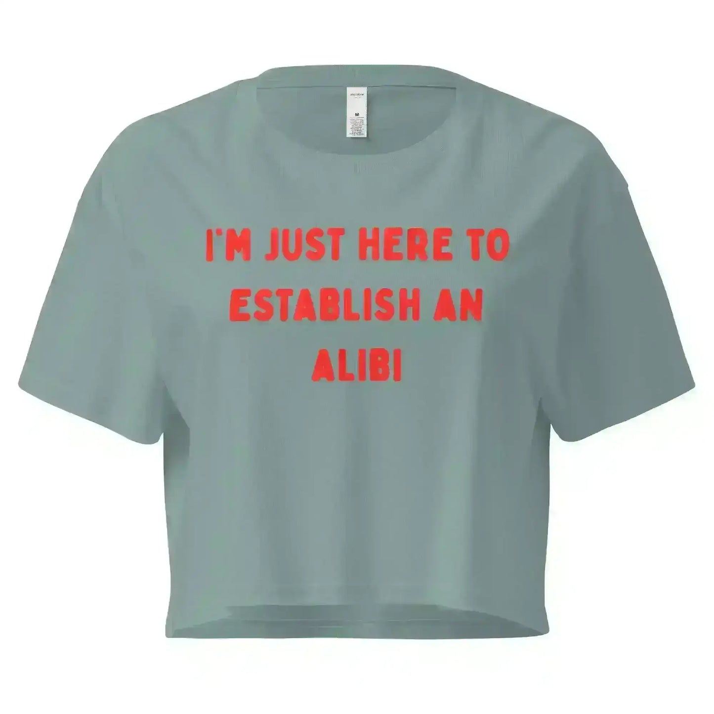 Establishing An Alibi - Crop Top - Cady Creations