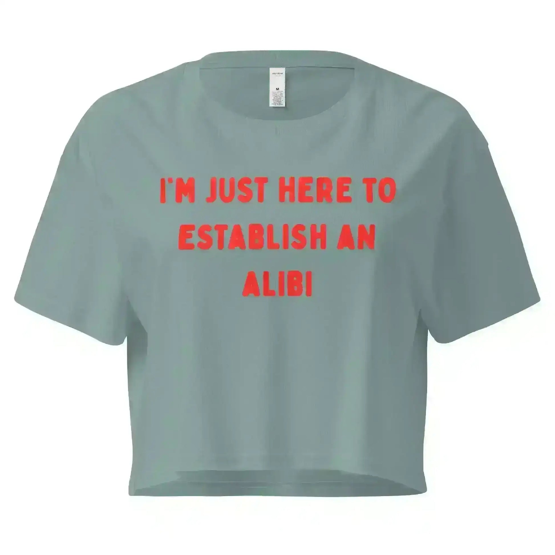 Establishing An Alibi - Crop Top - Cady Creations