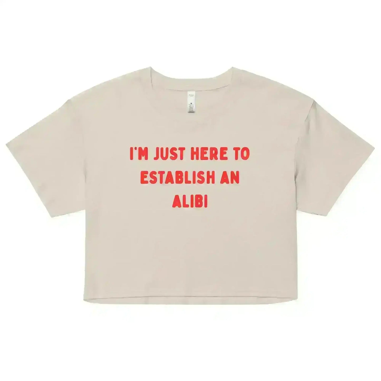 Establishing An Alibi - Crop Top - Cady Creations