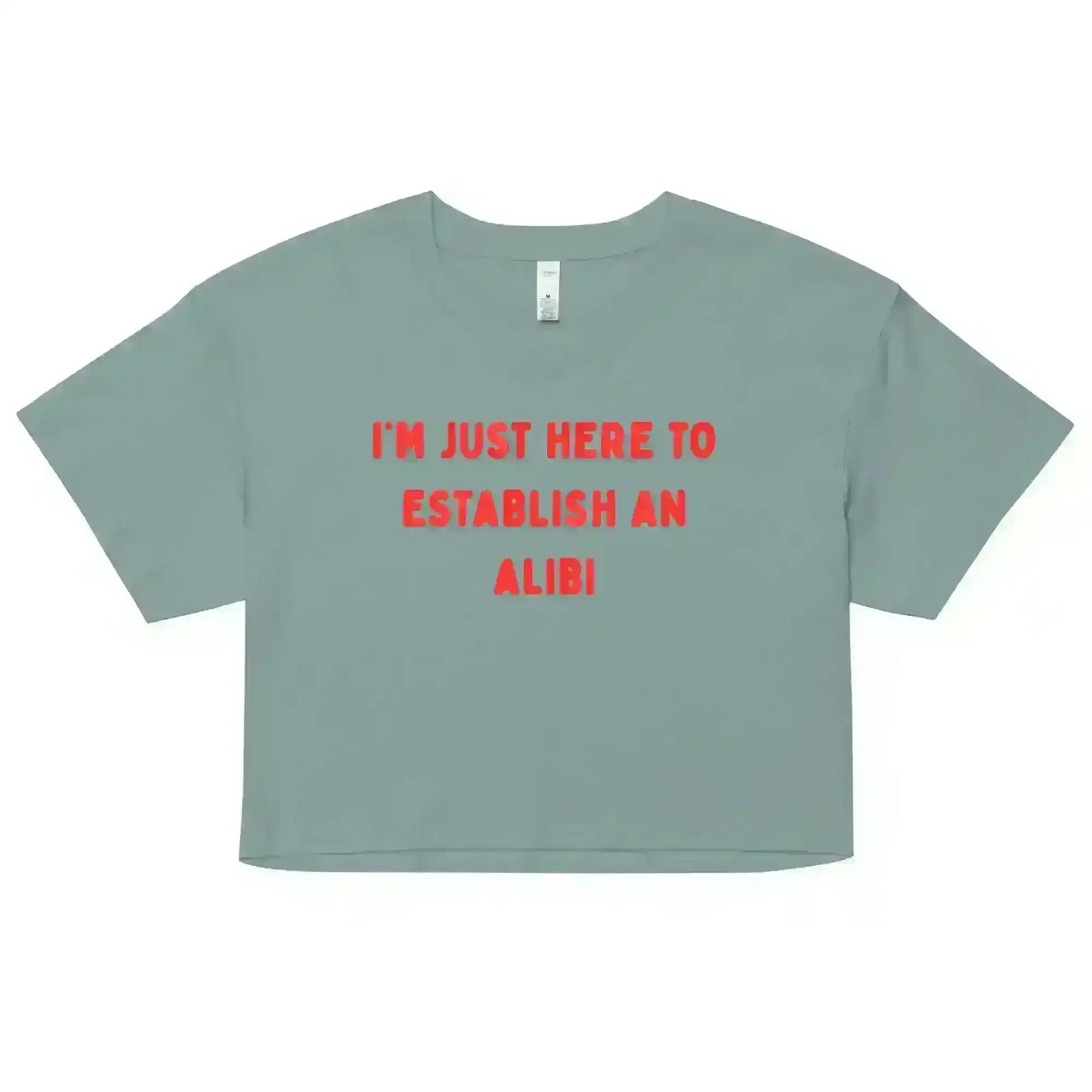 Establishing An Alibi - Crop Top - Cady Creations