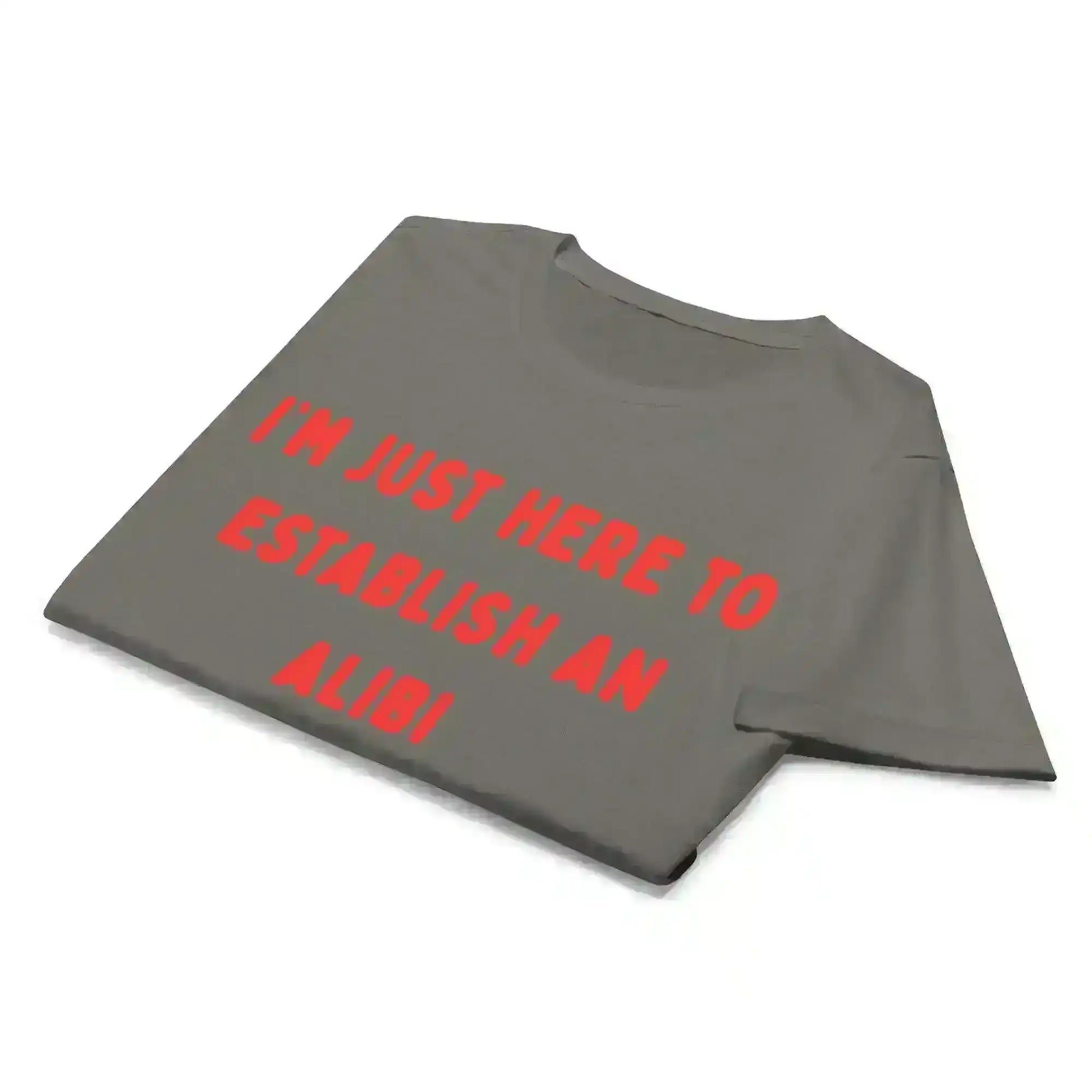 Establishing An Alibi - Fitted Tee - Cady Creations
