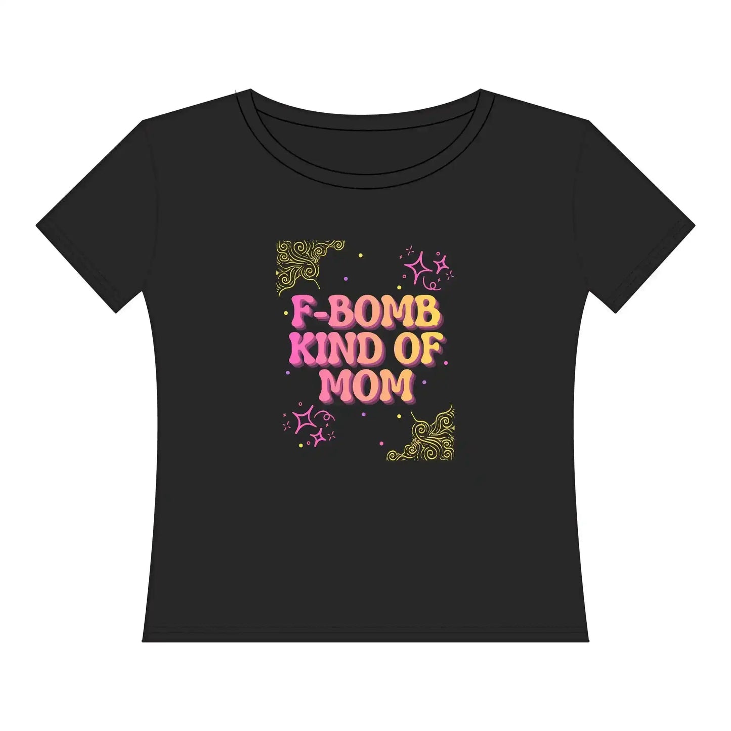  F‑Bomb Kind of Mom Tee — Women's Curvy Tee - Cady Creations