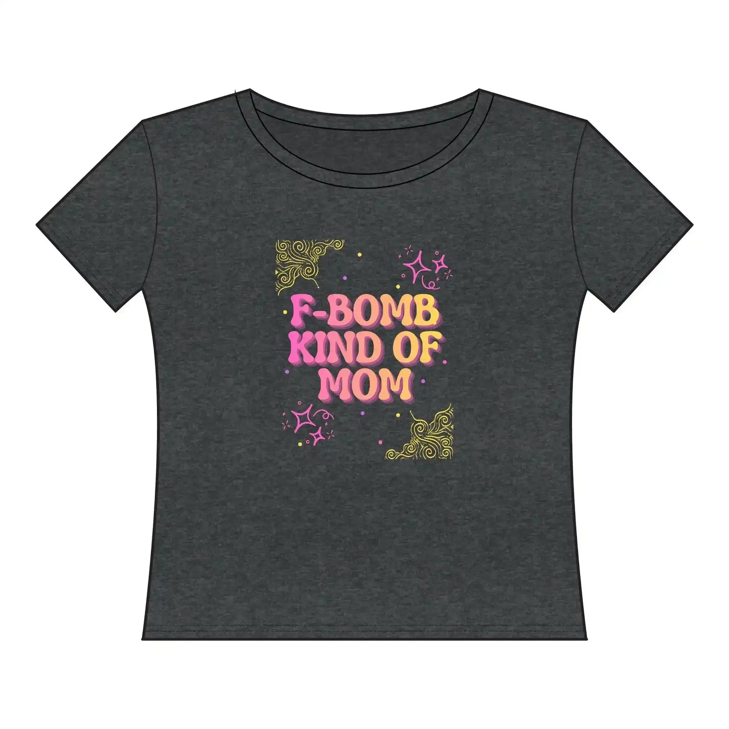  F‑Bomb Kind of Mom Tee — Women's Curvy Tee - Cady Creations