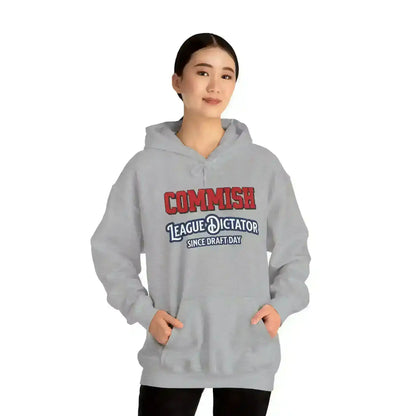 Commish League Dictator Since Draft Day Pullover Hoodie - Fantasy Football Humor - Cady Creations