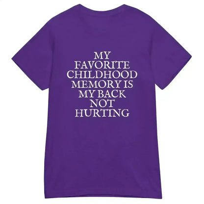 Favorite Childhood Memory - Fitted Tee - Cady Creations