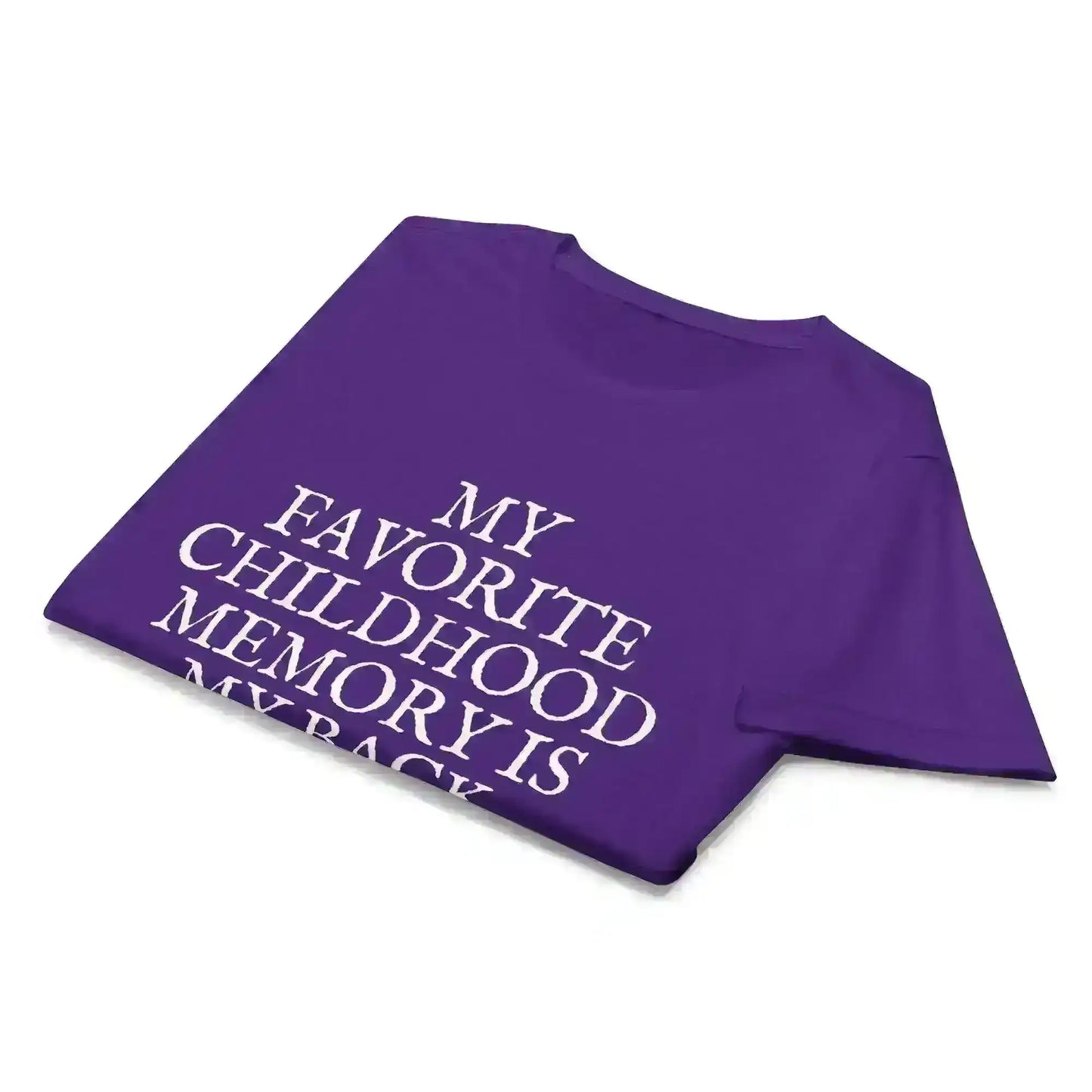 Favorite Childhood Memory - Fitted Tee - Cady Creations