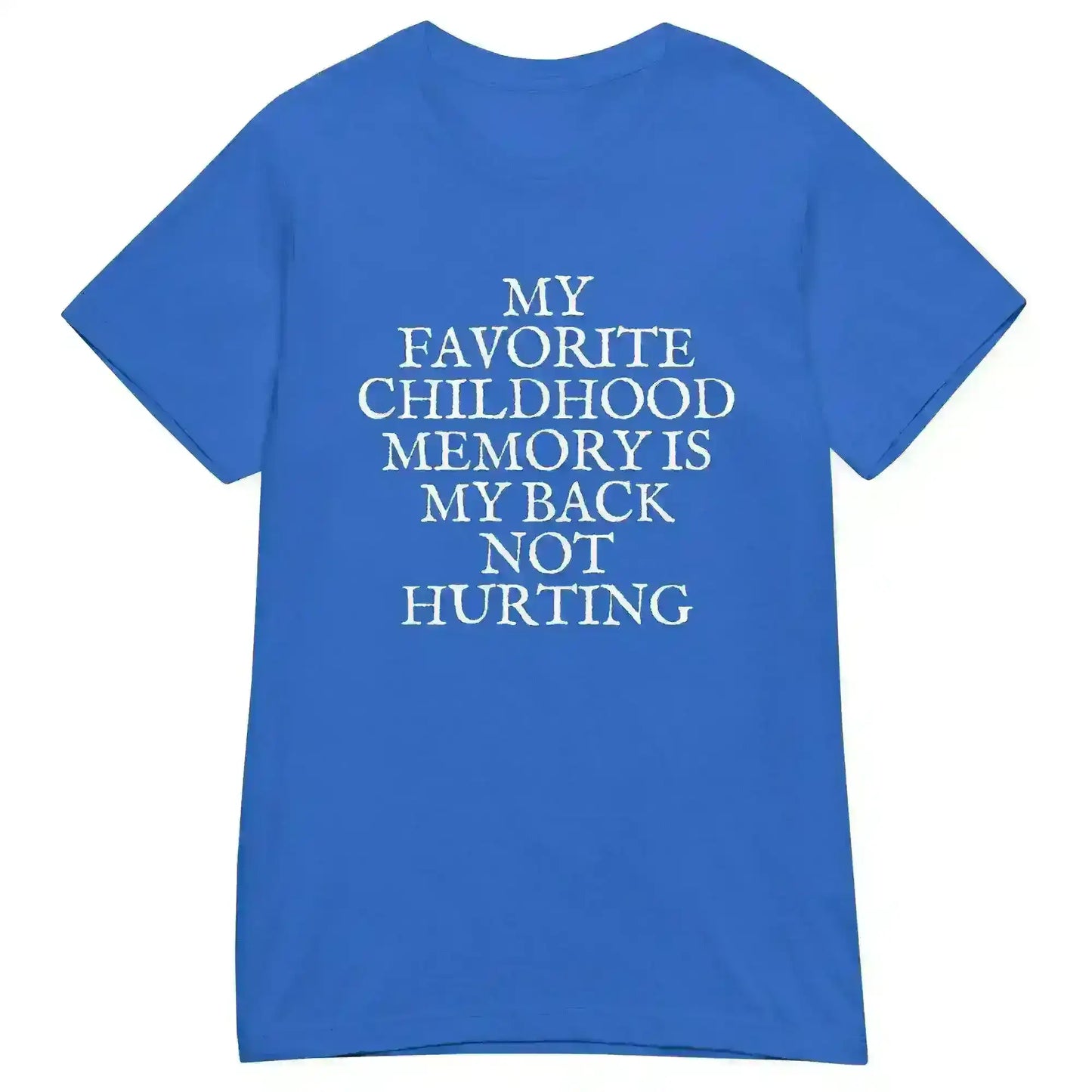 Favorite Childhood Memory - Fitted Tee - Cady Creations
