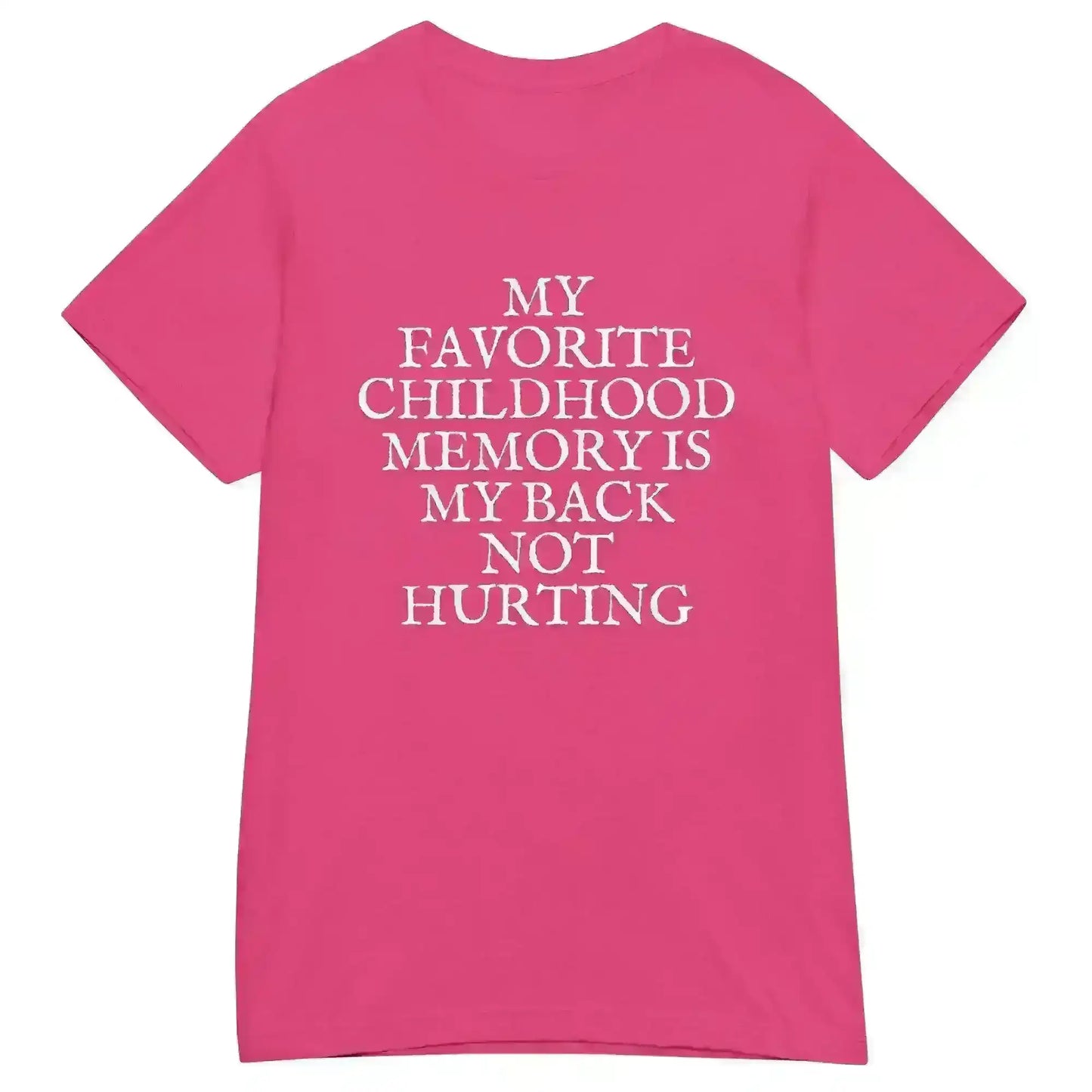 Favorite Childhood Memory - Fitted Tee - Cady Creations