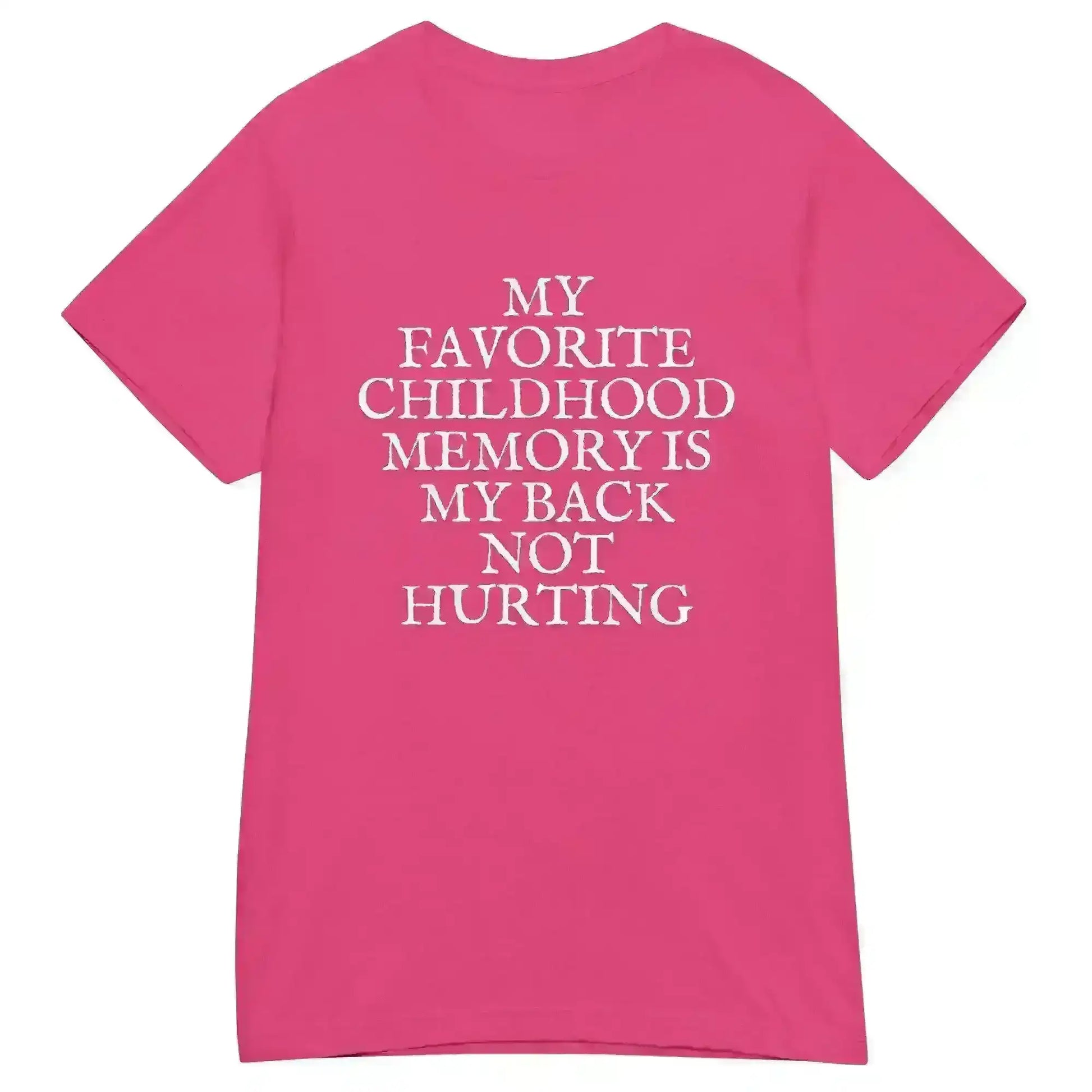 Favorite Childhood Memory - Fitted Tee - Cady Creations