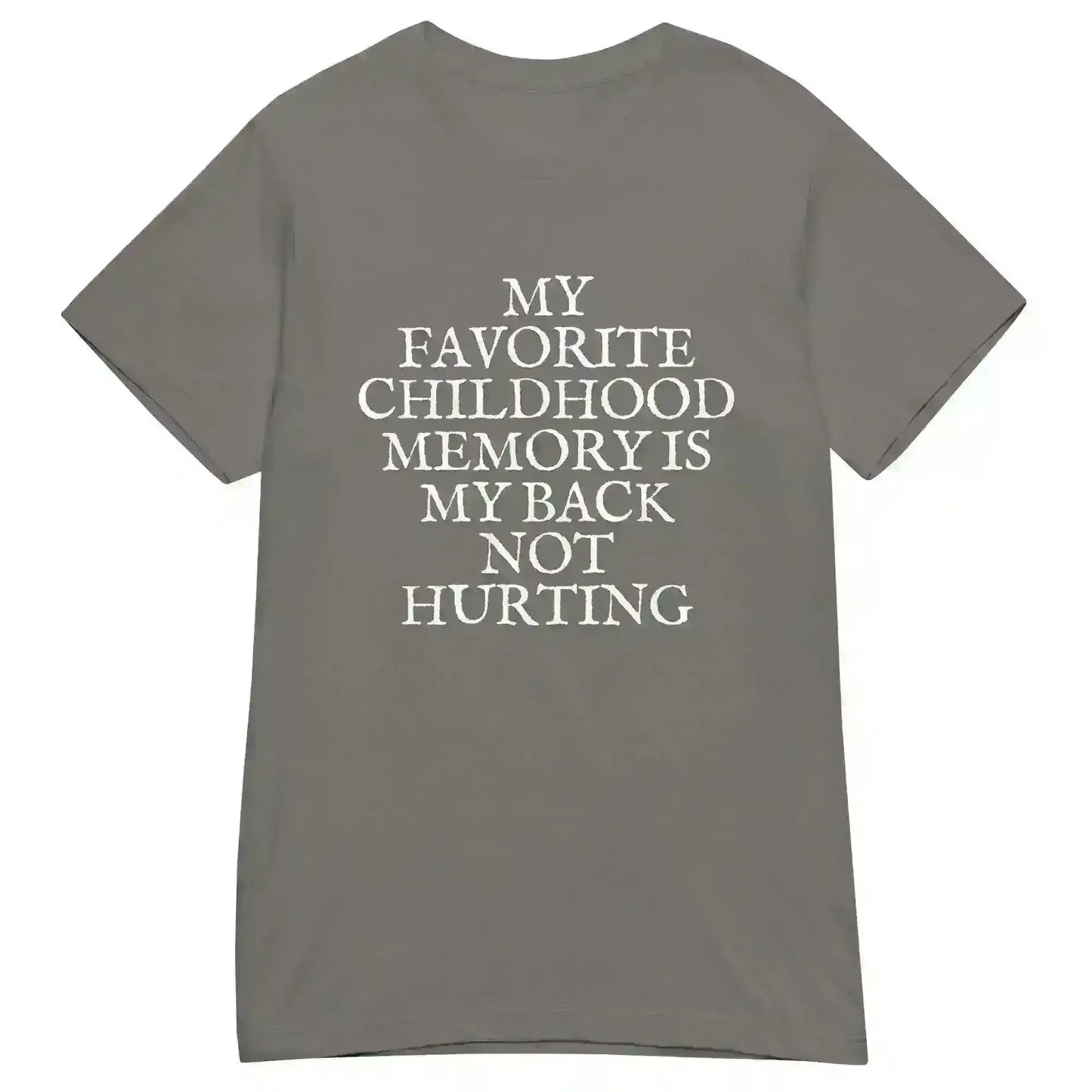 Favorite Childhood Memory - Fitted Tee - Cady Creations