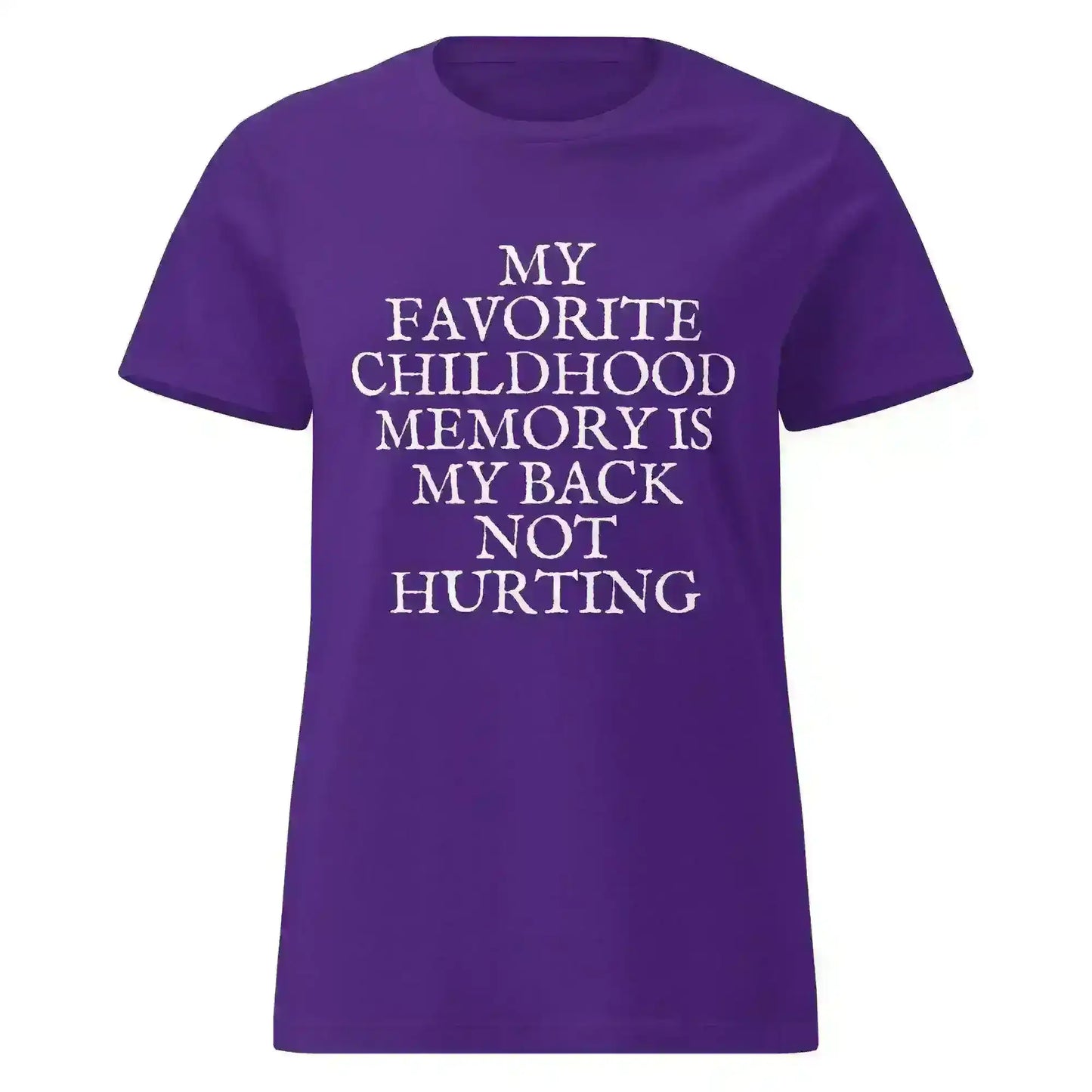 Favorite Childhood Memory - Fitted Tee - Cady Creations