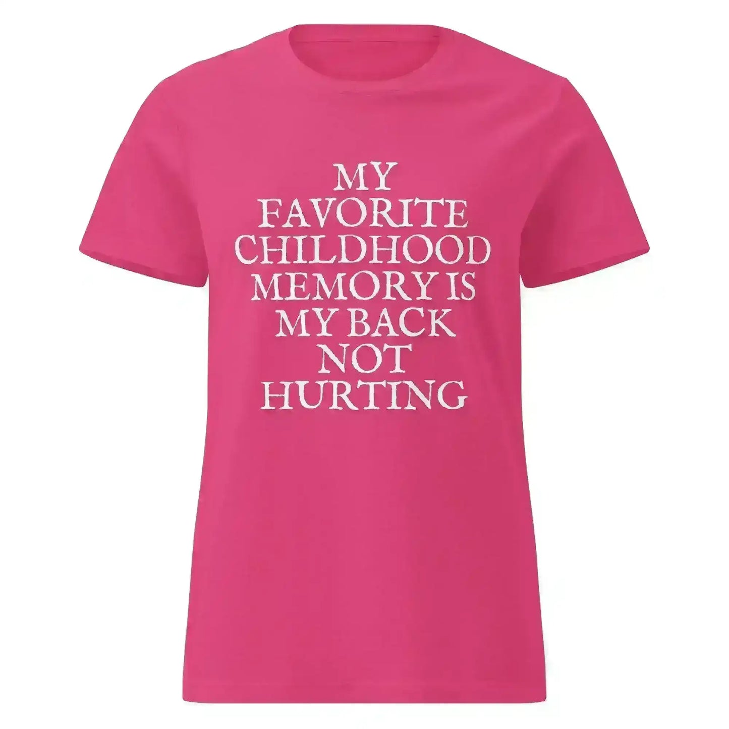 Favorite Childhood Memory - Fitted Tee - Cady Creations