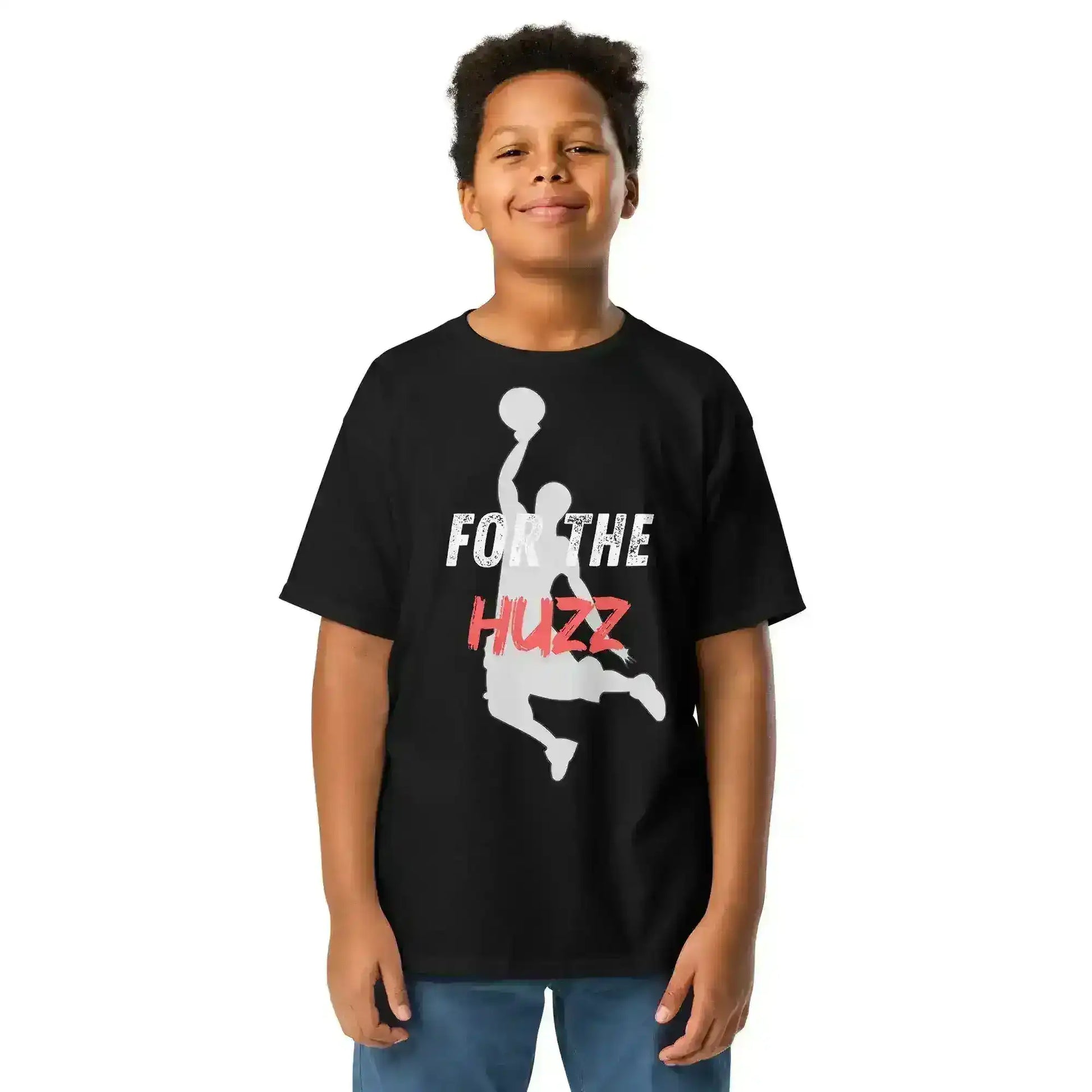 For The Huzz Basketball Youth Graphic Tee - Cady Creations
