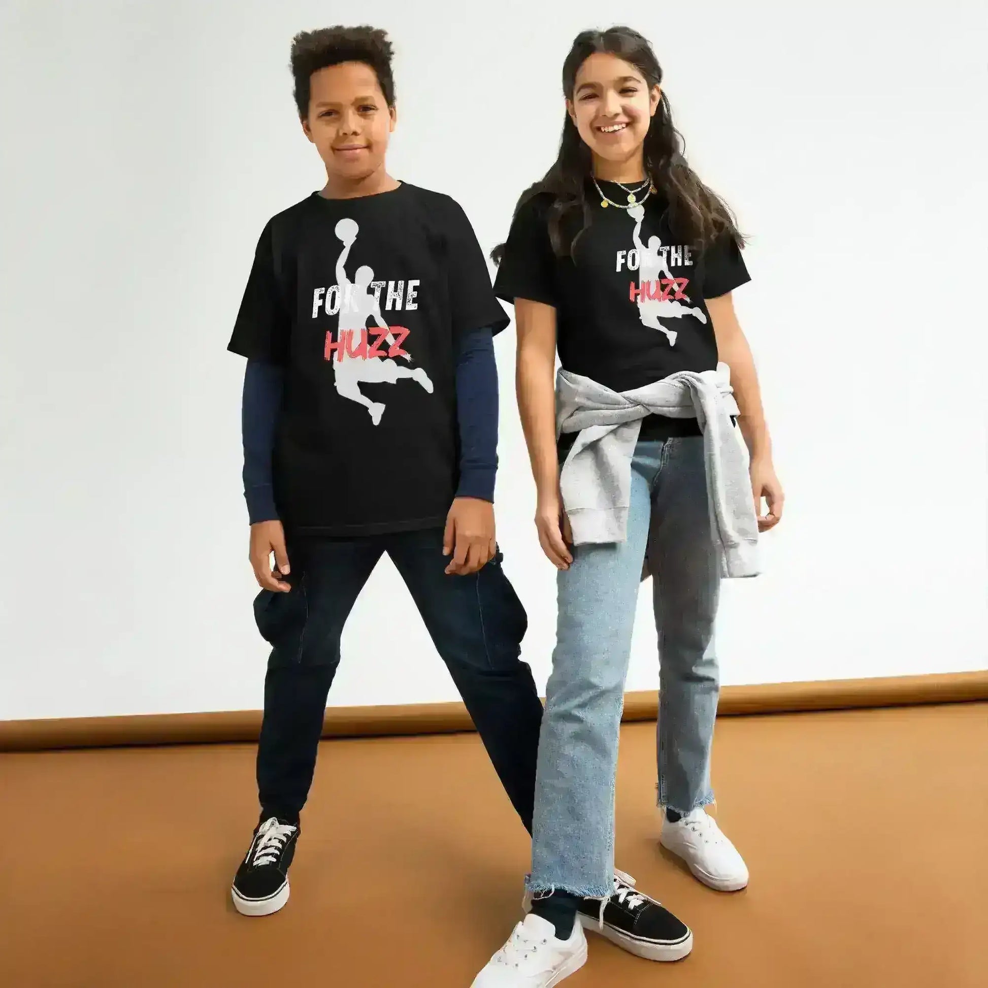 For The Huzz Basketball - Youth Tee - Cady Creations