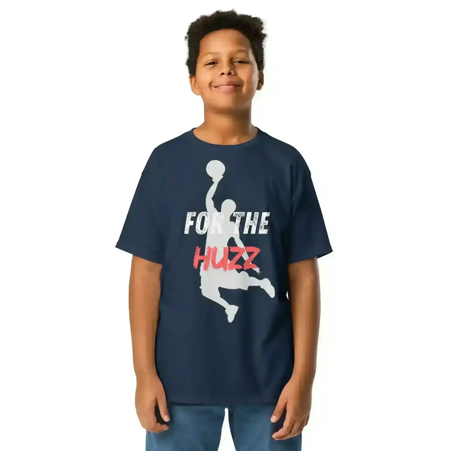 For The Huzz Basketball - Youth Tee - Cady Creations