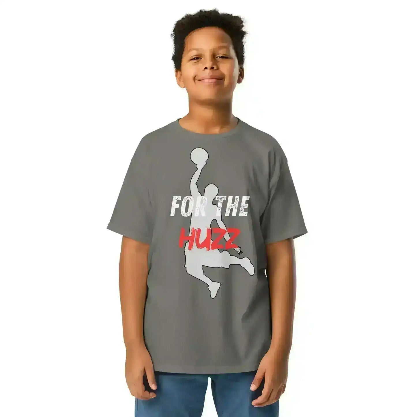 For The Huzz Basketball - Youth Tee - Cady Creations