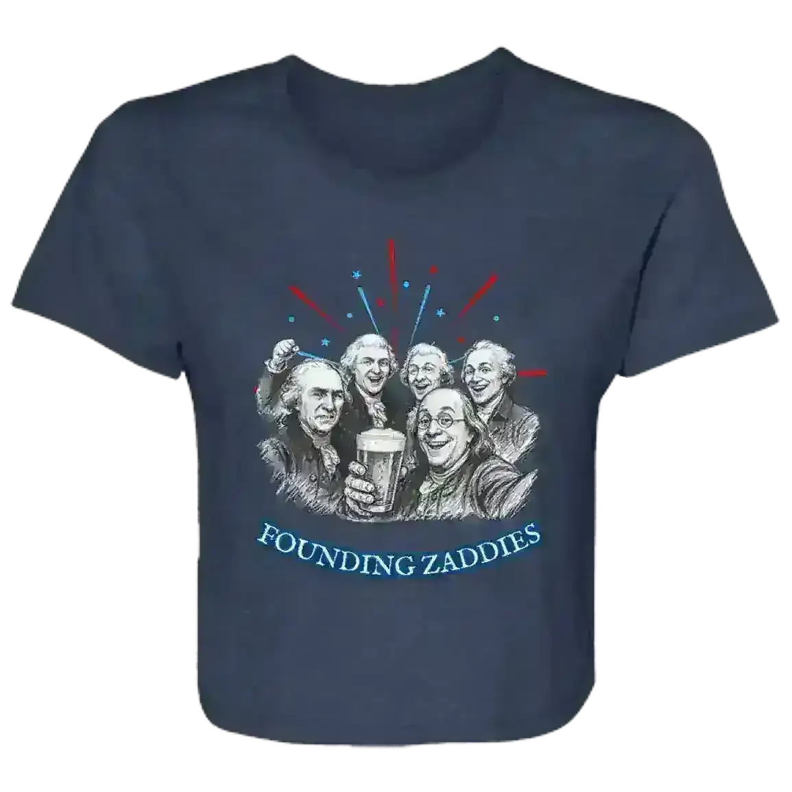 Founding Zaddies - Crop Top - Cady Creations