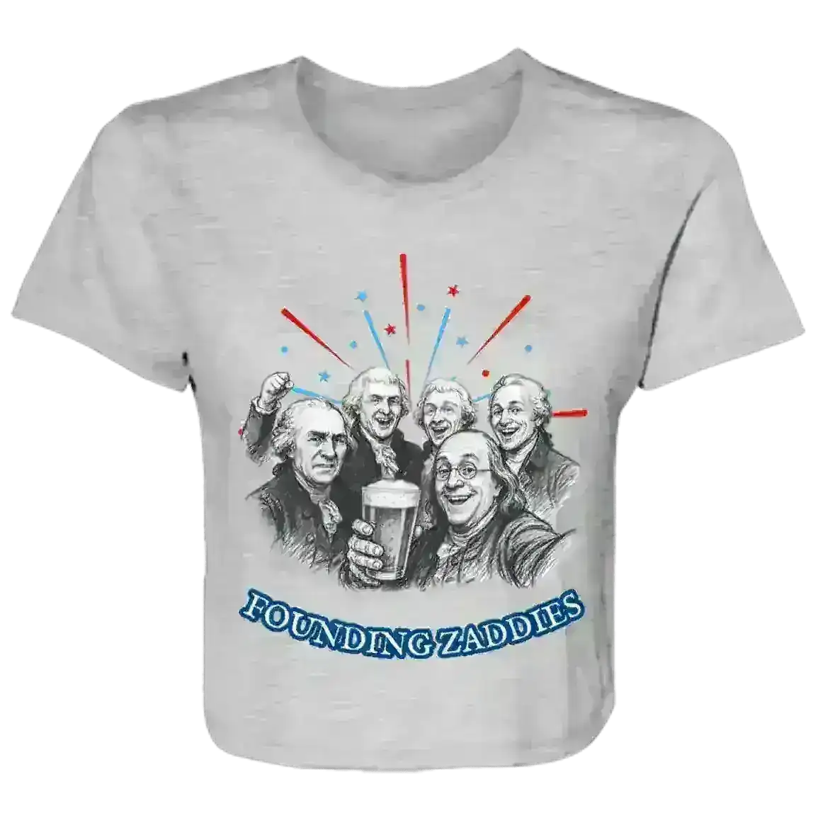 Founding Zaddies - Crop Top - Cady Creations