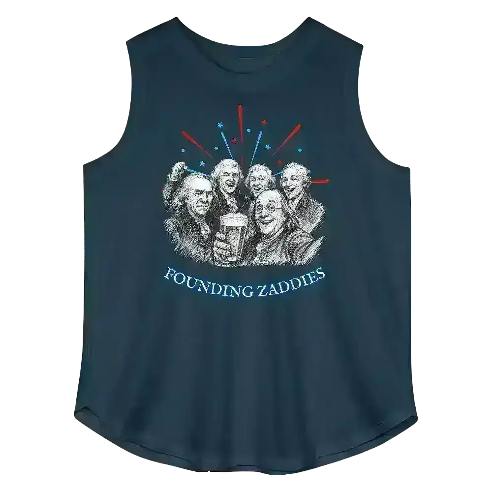Founding Zaddies - Curvy Tank - Cady Creations