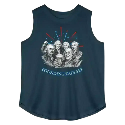 Founding Zaddies - Curvy Tank - Cady Creations