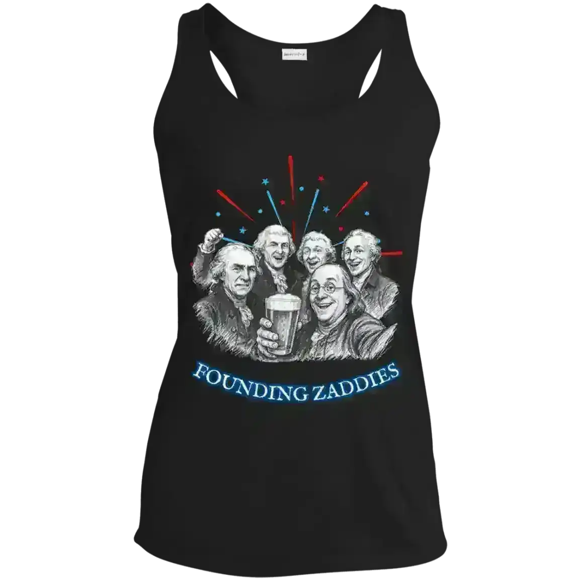 Founding Zaddies - Racerback Tank - Cady Creations