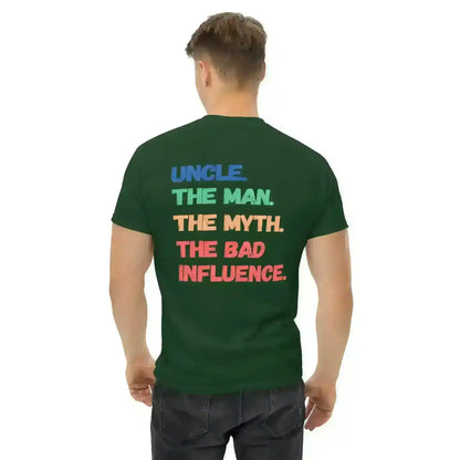 Funcle Bad Influence Double Sided Unisex Graphic Tee - Cady Creations