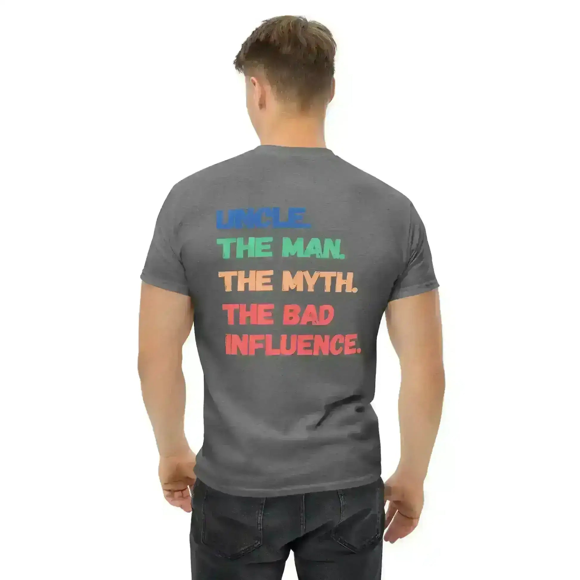 Funcle Bad Influence Double Sided Unisex Graphic Tee - Cady Creations