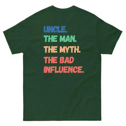 Funcle Bad Influence Double Sided Unisex Graphic Tee - Cady Creations