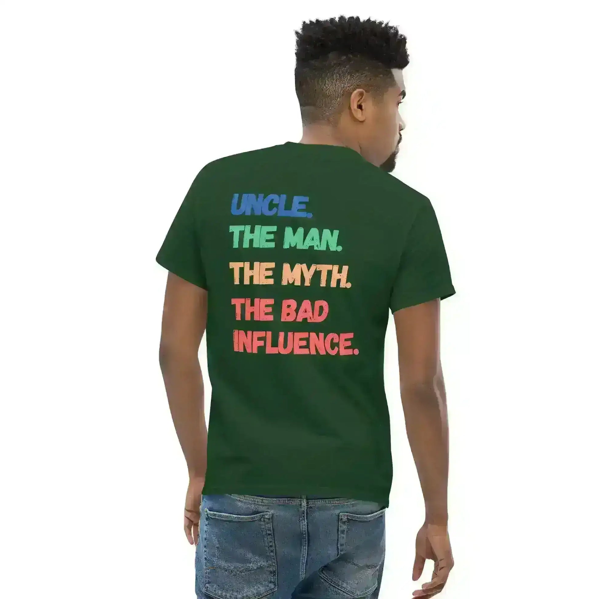 Funcle Bad Influence Double Sided - Unisex Tee - Cady Creations