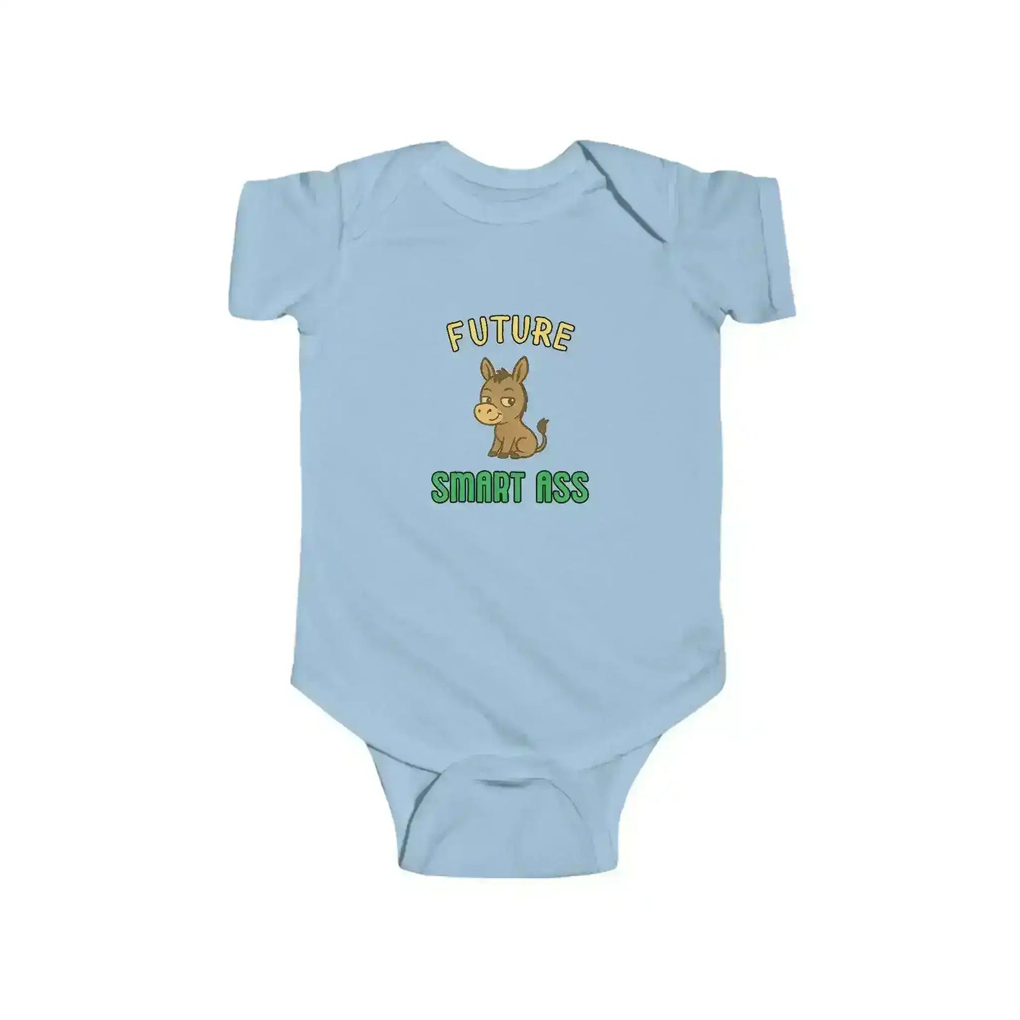 "Future Smart Ass" - Humorous Donkey Baby Onesie - Cady Creations