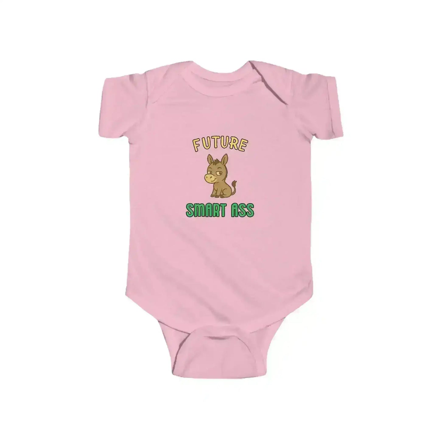 "Future Smart Ass" - Humorous Donkey Baby Onesie - Cady Creations