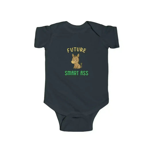 "Future Smart Ass" - Humorous Donkey Baby Onesie - Cady Creations