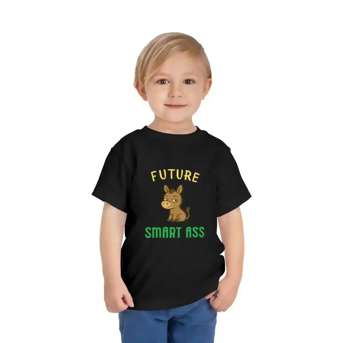 "Future Smart Ass" - Humorous Donkey Toddler Tee - Cady Creations
