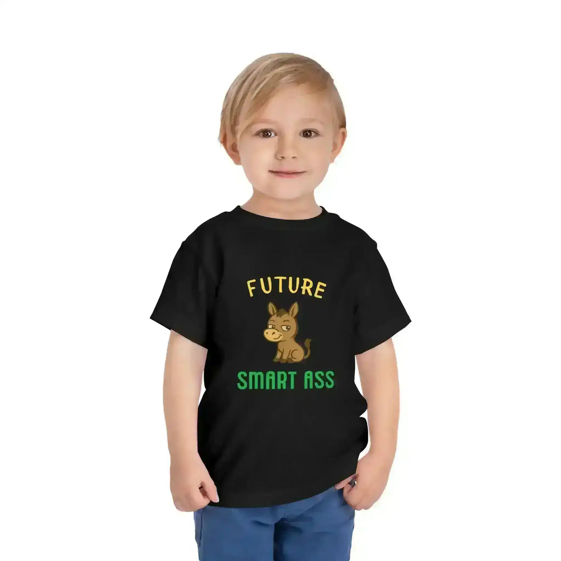 "Future Smart Ass" - Humorous Donkey Toddler Tee - Cady Creations