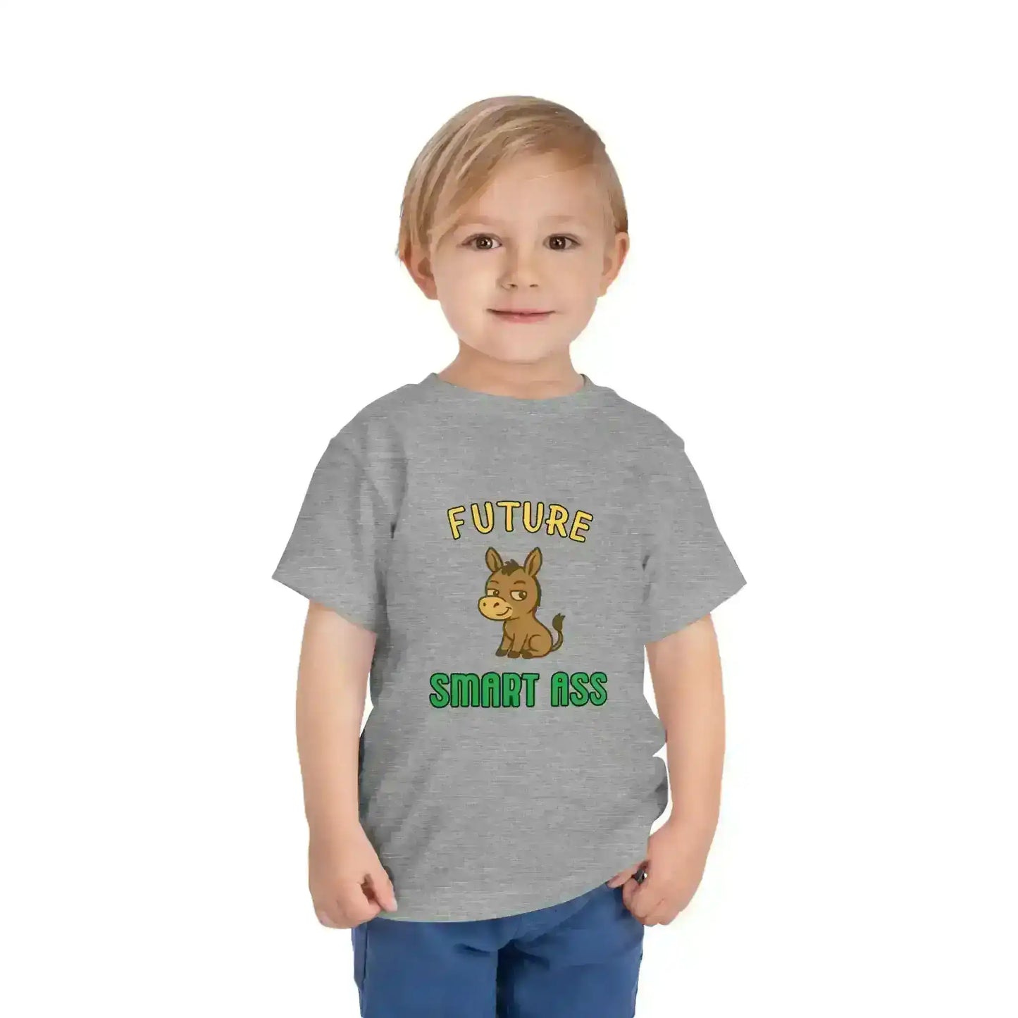 "Future Smart Ass" - Humorous Donkey Toddler Tee - Cady Creations