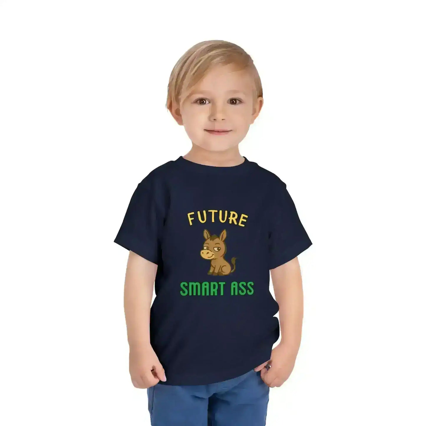 "Future Smart Ass" - Humorous Donkey Toddler Tee - Cady Creations