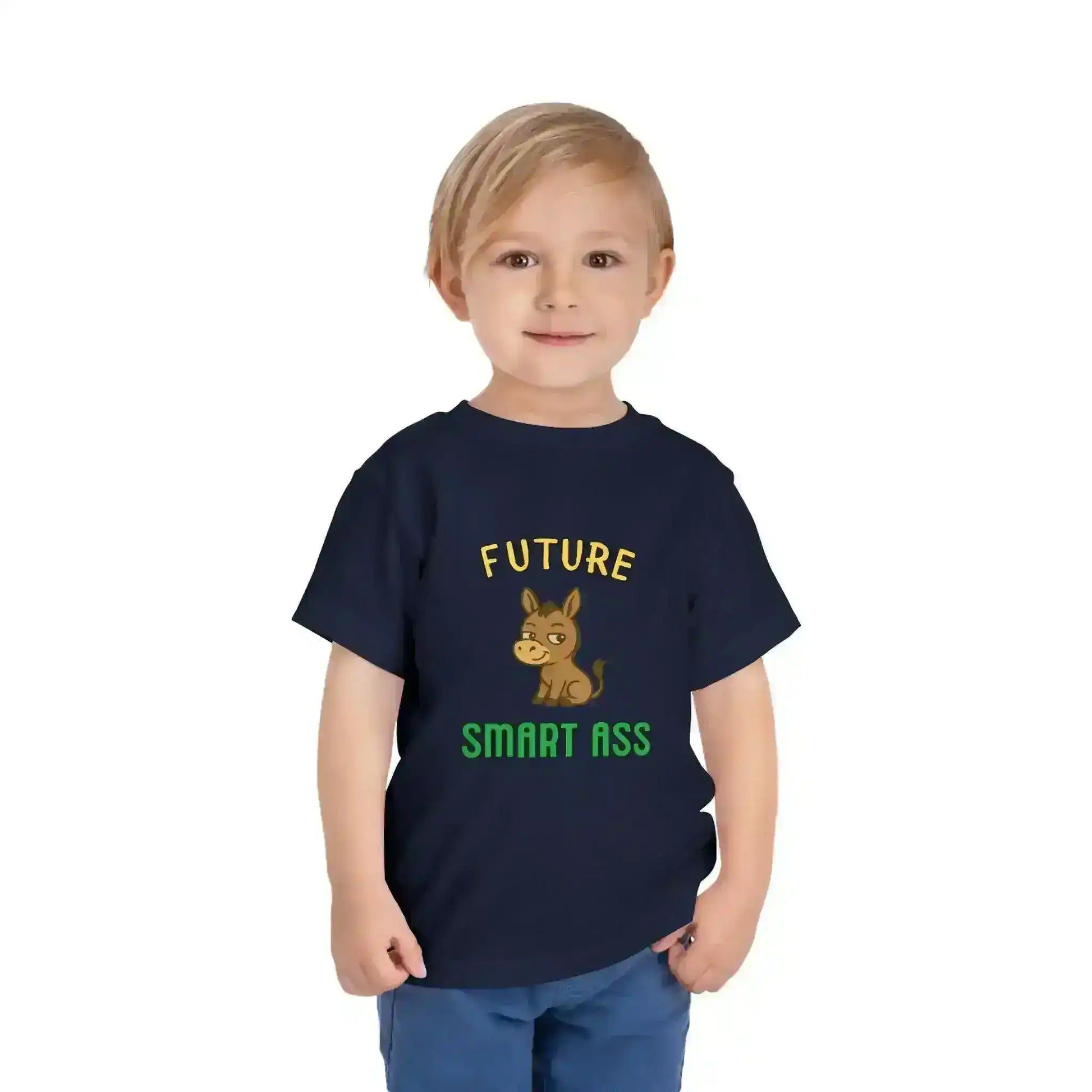 "Future Smart Ass" - Humorous Donkey Toddler Tee - Cady Creations
