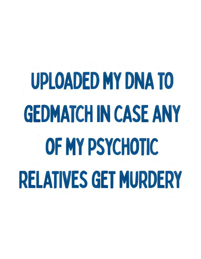  GEDMatch DNA - Premium Vinyl Sticker - Cady Creations