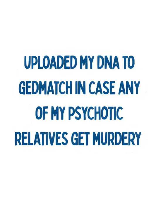  GEDMatch DNA - Premium Vinyl Sticker - Cady Creations