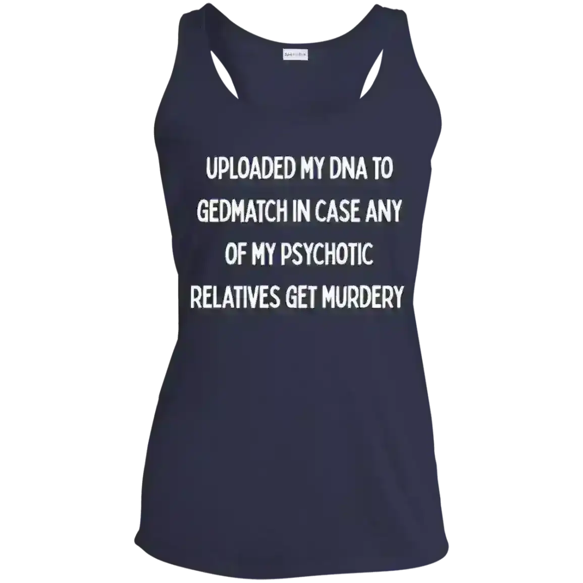 GEDmatch DNA - Racerback Tank - Cady Creations