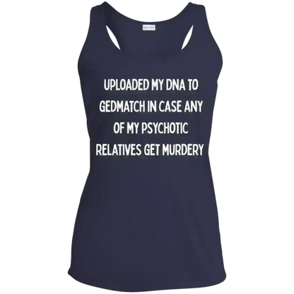 GEDmatch DNA - Racerback Tank - Cady Creations