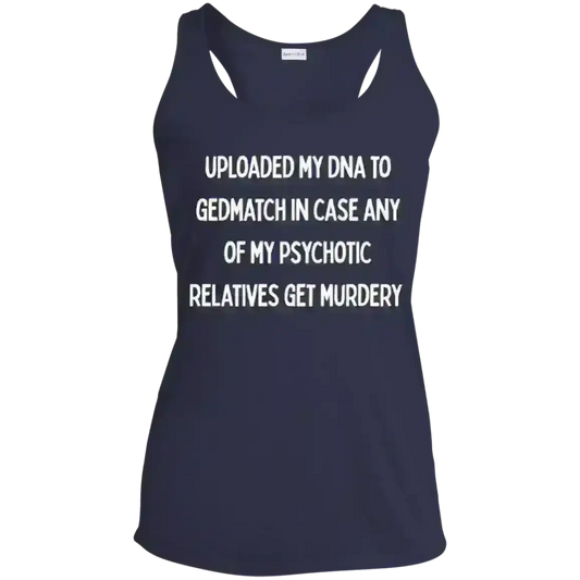 GEDmatch DNA - Racerback Tank - Cady Creations