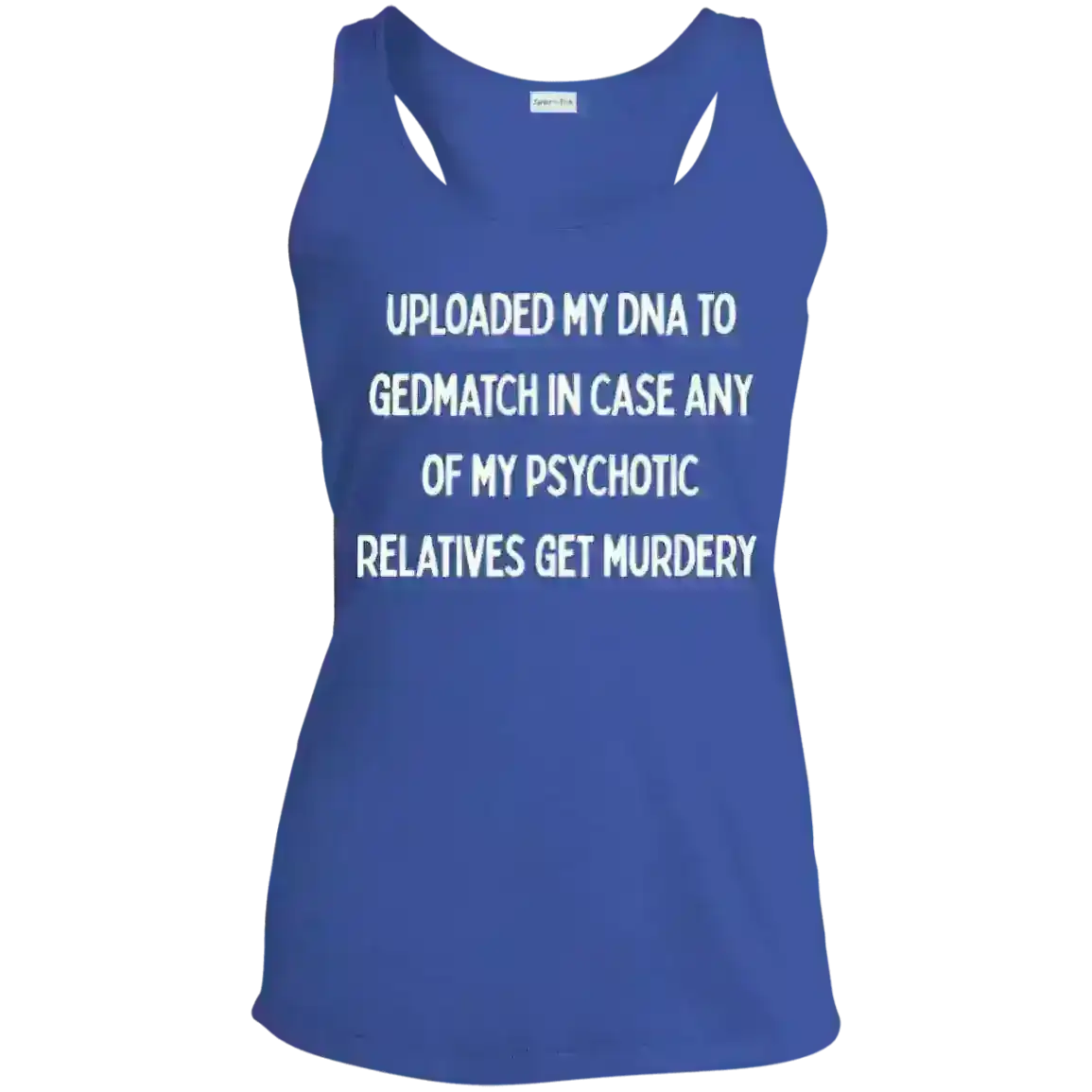 GEDmatch DNA - Racerback Tank - Cady Creations