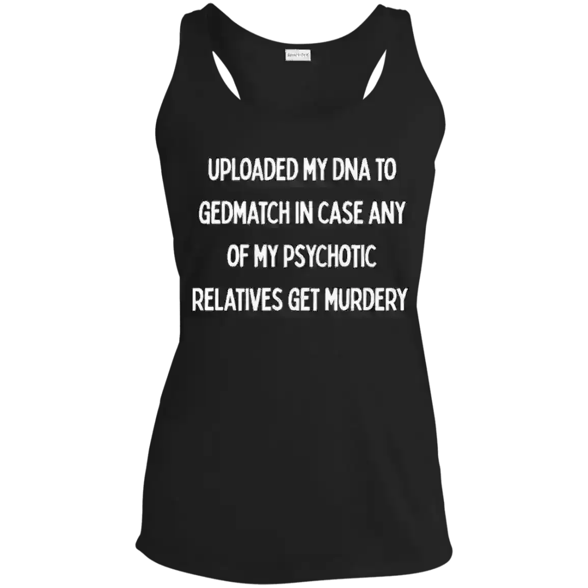 GEDmatch DNA - Racerback Tank - Cady Creations