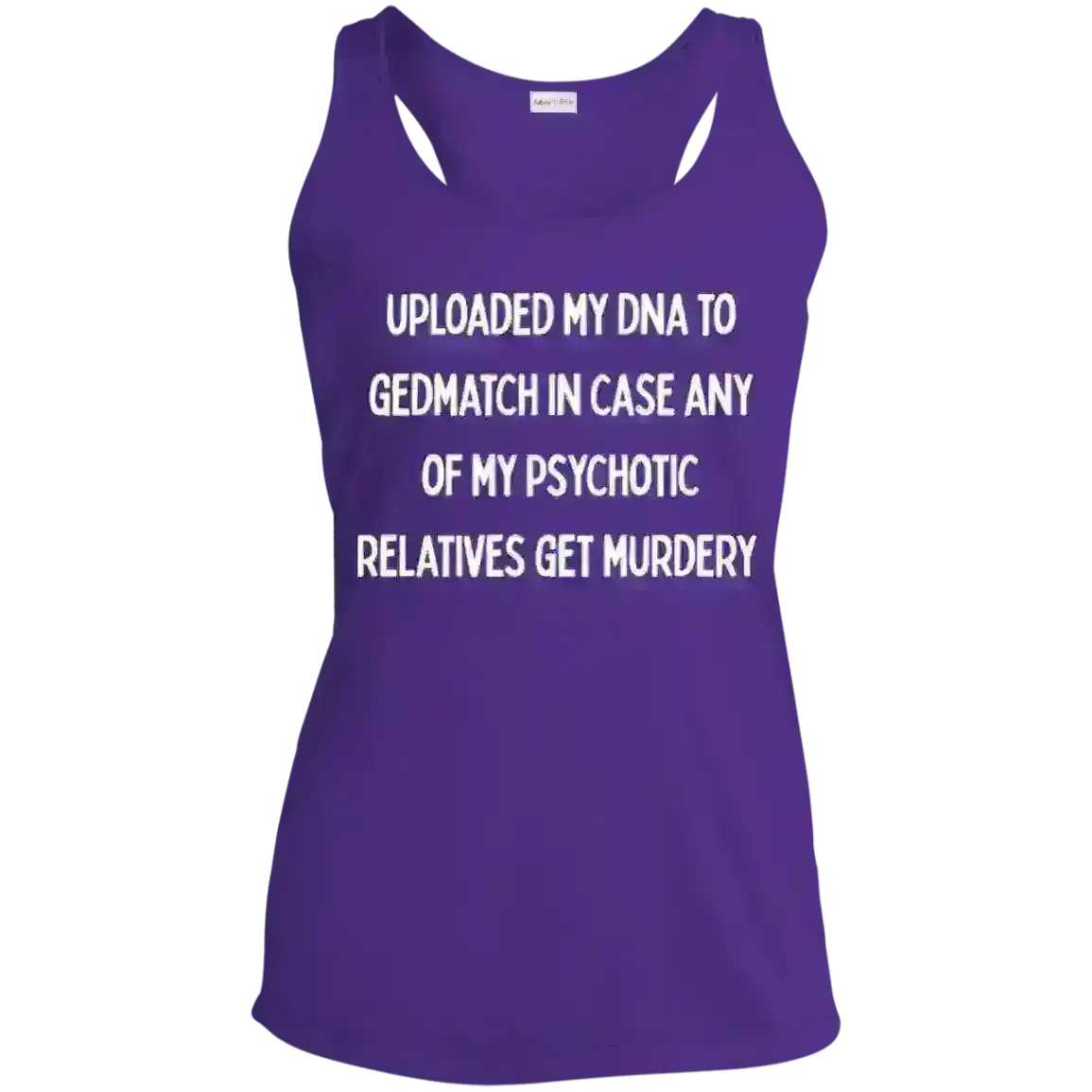 GEDmatch DNA - Racerback Tank - Cady Creations