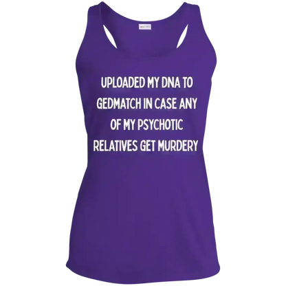 GEDmatch DNA - Racerback Tank - Cady Creations
