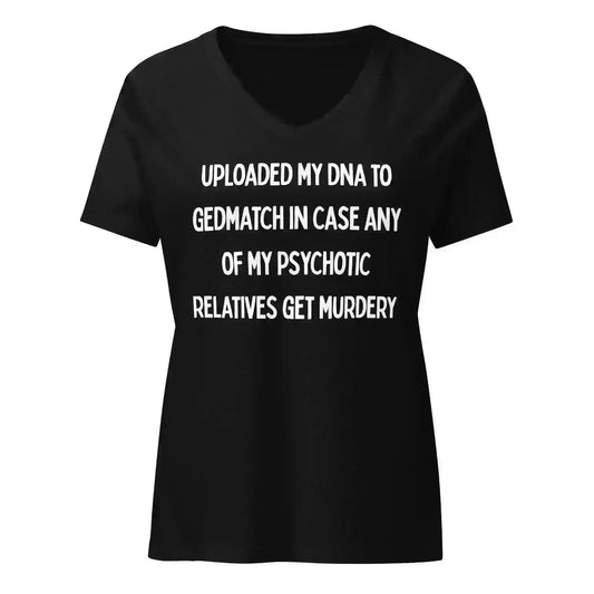 GEDmatch DNA - V-Neck Tee - Cady Creations