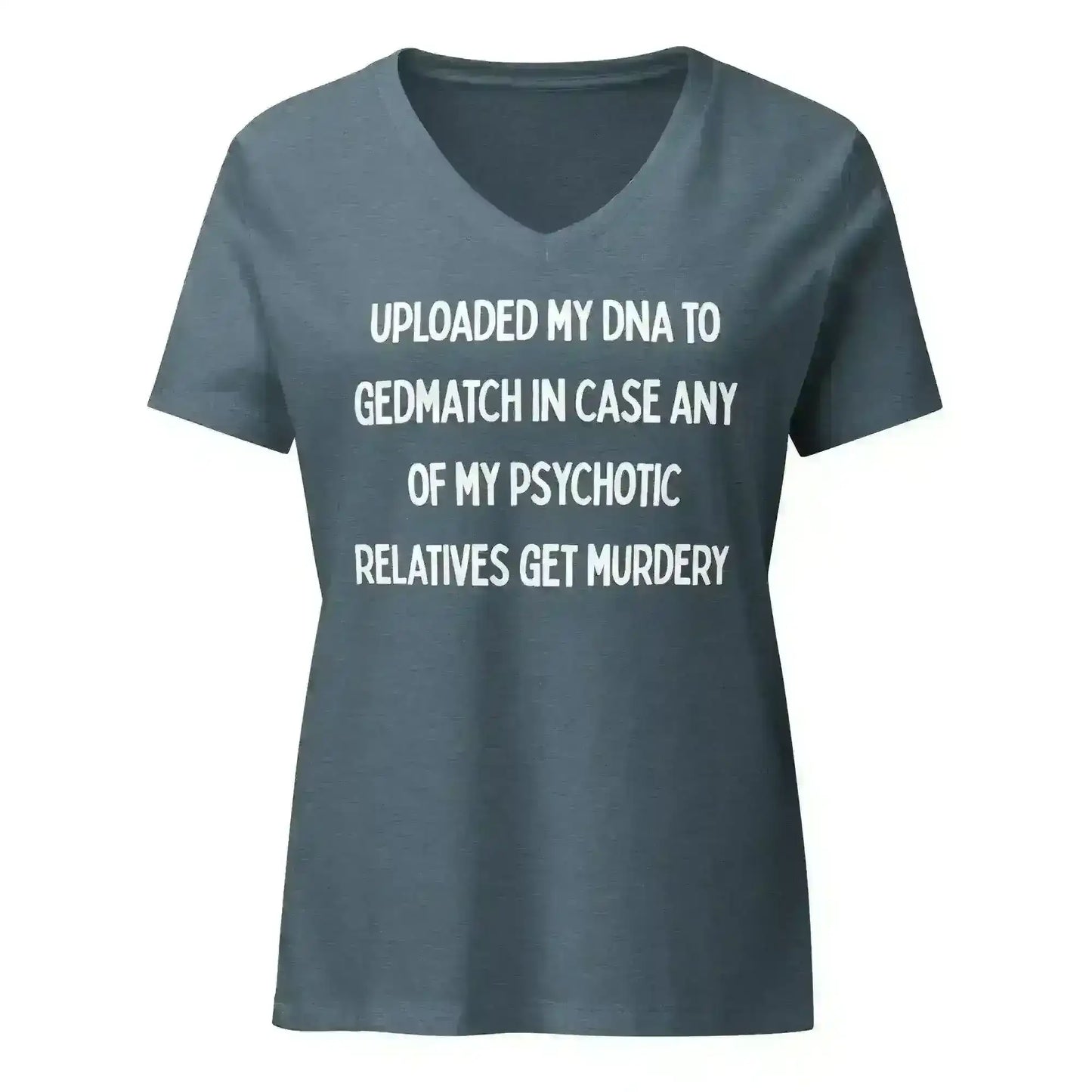 GEDmatch DNA - V-Neck Tee - Cady Creations
