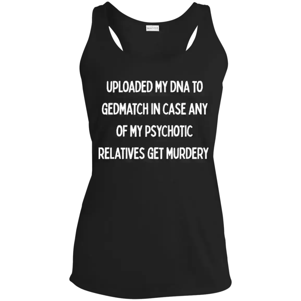 GEDmatch True Crime Racerback Tank - Cady Creations