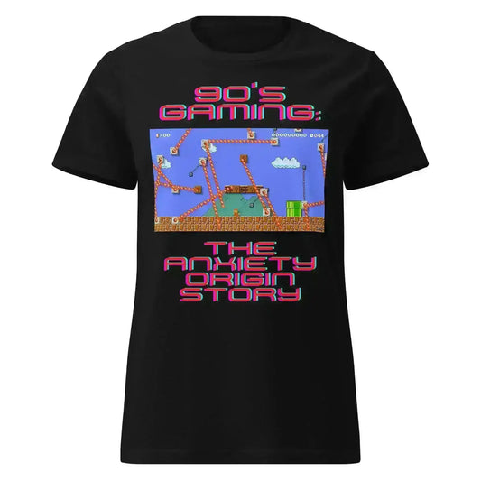 Gaming Anxiety Origin Story - Fitted Tee - Cady Creations